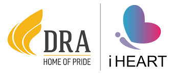 DRA iHEART logo